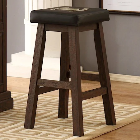 Leather Saddle Stool